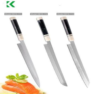 China Stocked Damascus 11 Fish Knife Set Damascus 10 Inch Forged Japanese Kitchen Knife Made for sale