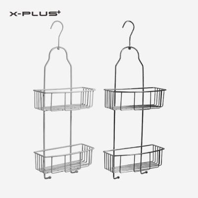 China Bathroom Storage Organizers Metal Wire Standing Designer Hanging Type Shower Caddy for sale