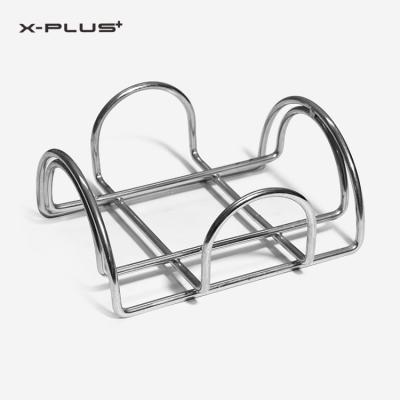 China Chrome minimalist simple modern wire compact design restaurant custom metal napkin paper holder for sale