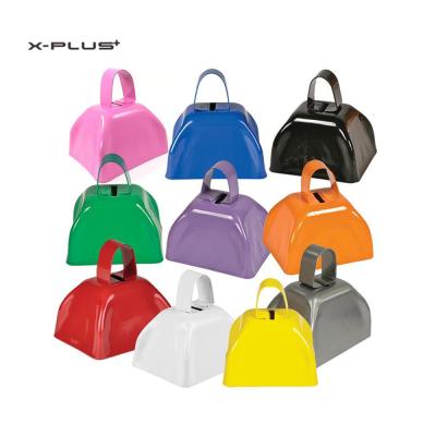 China Europe Custom Wholesale Wedding Sport 3 Inch Iron Metal Loud Cow Bell for sale