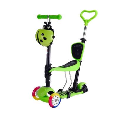 China High quality cheap sale 3 wheel kids adjustable level scooter with led light for sport for sale