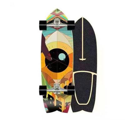 China Social Stress Sport Hot Sale Outdoor Custom Empty Skateboard 814mm*255mm for sale