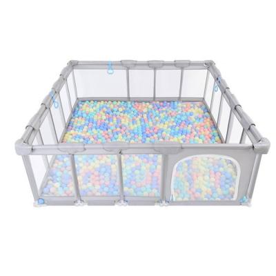 China New Color Mesh Baby Indoor Playground Modern Safety Material Foldable Baby Playpen for sale