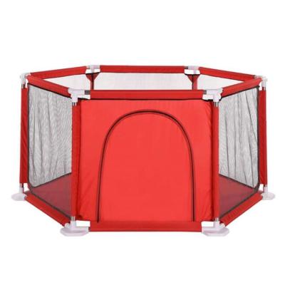 China Durable Wholesale Portable Baby Kids Indoor Hexagonal Playpen for sale