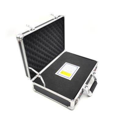 China Single Cost Price Black Portable Briefcase Tool Box Aluminum Case With EVA Customized for sale