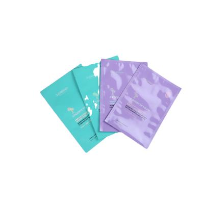 China Sample Moisture Proof Cute Cosmetic Bags Plastic Aluminum Foil Cosmetic Facial Packaging Printed 3 Sides Seal Mask Package Face Mask Packaging for sale