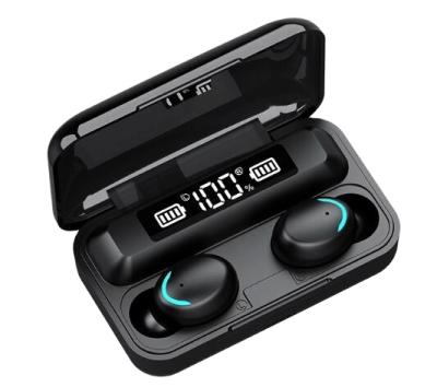 China TWS In-ear F9-5 Handsfree TWS Earbuds Headset (True Wireless Stereo) With Charging Case Bass Stereo 5.0 Radio Earphones for sale