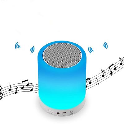 China Phone Function KINGSTAR Night Light Tooth Wireless Speaker Touch Color LED Portable Wireless Speaker for sale