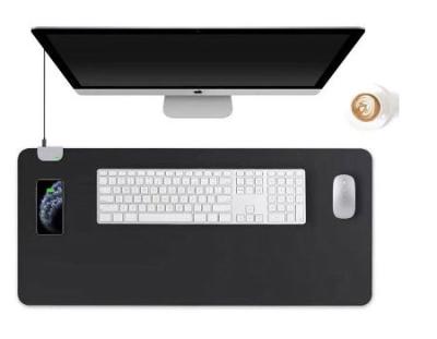 China PROFESSIONAL 10W Fast Radio Keyboard Mat RGB LED Light Gaming Gaming Mouse Pad with Wireless Charger Pad for sale