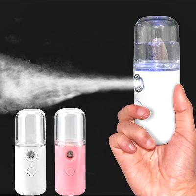 China Mister Humidifier Cooling Mist Mini Face Humidifier Eyelash Extensions Portable Nano Rechargeable Sprayer Moisturizer USB Facial Device for sale