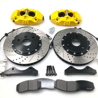 China Aluminum Racing Caliber 9200 - 4 Pot Big Brake Kit With Ceramic Brake Pad Brake Rotor For Audi A5 A8 for sale