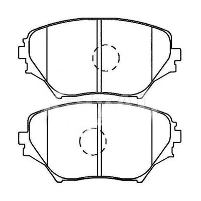 China Brake Disc OEM Used Brake Pads 04465-42080 For Toyota RAV 4 2005 for sale