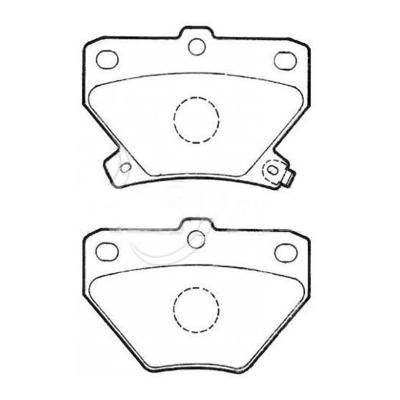 China Brake Factory Supply 04466-20090 Disc Used Brake Pads For Toyota Yaris for sale