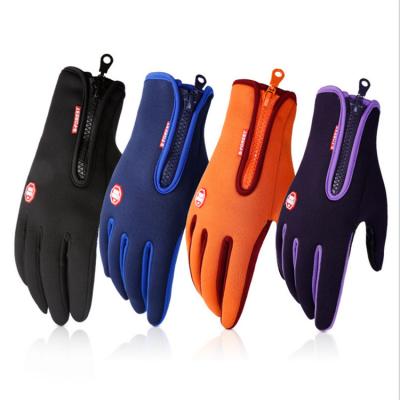 China Winter Striped Warm Touch Screen Sale Waterproof Windproof Thermal Gloves For Men Women Outdoor Camping Cycling Recycling for sale