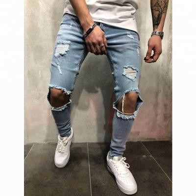 China Wholesale new style QUICK DRY jeans hip hop rock hip hop tucked hole jeans for men for sale