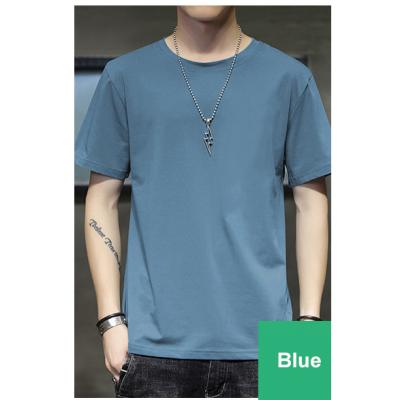 China 2021 New Arrival Men's Simple T-shirts Anti-wrinkle Short Sleeve Causal T-shirts For Summer Fitness Quick Dry T-shirts For Men for sale