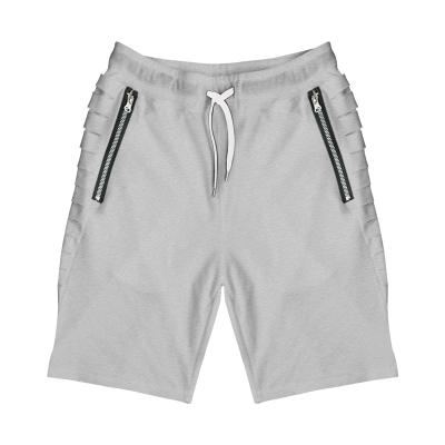 China 2021 Hot Selling Anti-Wrinkle Mens Causal Shorts Solid Color With Zipper Pockets Slim Fit Mens Beach Shorts for sale