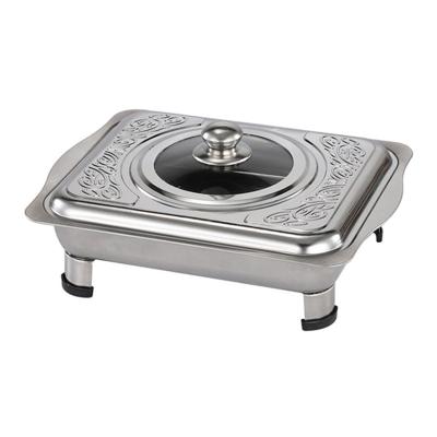 China Efficient Cheap Price Stainless Steel Stove Food Warmer Buffet Equipment Dishes for sale