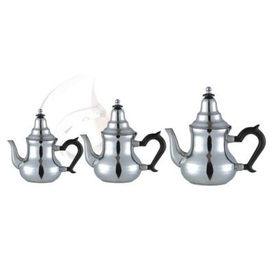 China Sustainable Hot Selling Arabic Moroccan Stainless Steel Tea Kettle Turkish Pot for sale