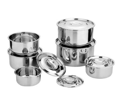 China Sustainable Stainless My Home Indian Thailand 5pcs Set Cooking Pot Stock Pot for sale