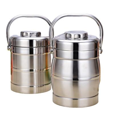 China Freshness Preservation Stainless Steel Double Layer 1.8L/2.0L Vacuum Lunch Box High Quality Food Container for sale