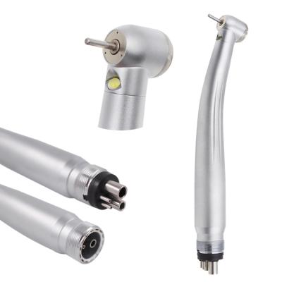 China 3 Lightweight Spontaneous Led Dental Handpiece N S K Metal Waterjet High Speed ​​Handpiece Air Turbine With 2 Or 4 Holes for sale