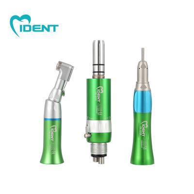 China Good Quality Autoclavable Green Dental Instrument Water Jet External Straight Head and Handpiece Contra Angle with Air Motor Set/Kit for sale