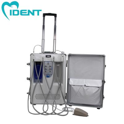 China To meet door-to-door visits or home oral care dental home use BD-406A pull rod machine cart dental turbine unit with stainless steel compressor for sale