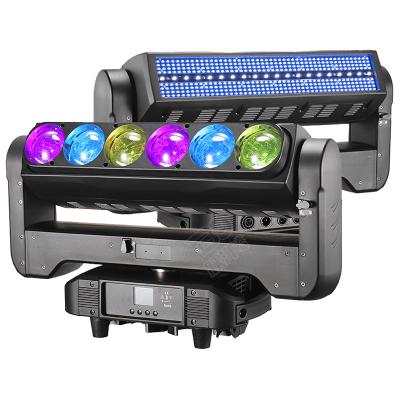 China New Arrival 6*60W RGBW 4in1 LED Stage Wash Zoom 20*12w LED 384*0.5w RGB 3in1 LED Beam White Moving Head Light for sale