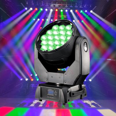 China Stage Moving+Head+Lights 19x15w DJ Stage Lighting Professional Disco dmx Controller Stage Concert For Stage-Event Lighting for sale