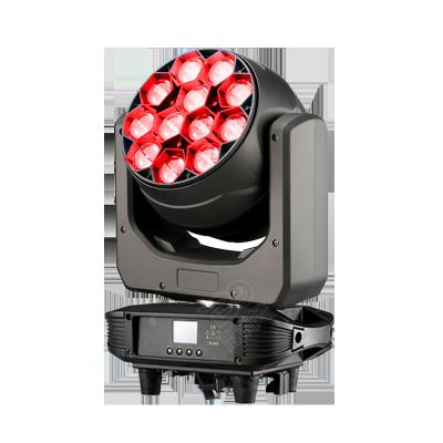 China Stage DJ Stage Lighting 12x40W RGBW 4in1 Zoom LED Wash Moving Head for sale