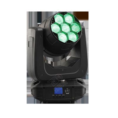 China Club Party Light 7PCS*40W RGBW 4in1 DMX LED Wash Zoom Moving Head LED for sale