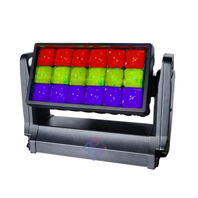 China 2020 New Product Step Beyond Lighting WATERPROOF 18x40w RGBW IN1 CITY 4 COLOR LED FLOOD WASH STEP LIGHT for sale