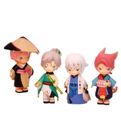 China Mini DIY TOY Factory Custom Silicone Cartoon Character PVC Soft Cute Anime Action Figure Toy for sale