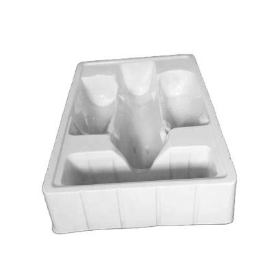 China Custom White Plastic PS Blister Cosmetic Tray For Cosmetic Product Package for sale