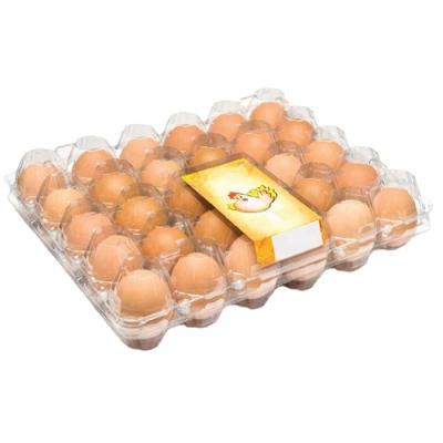 China Food 30 Holes Rectangular Rectangular Plastic PVC PET Blister Egg TrayHot Sale Products for sale