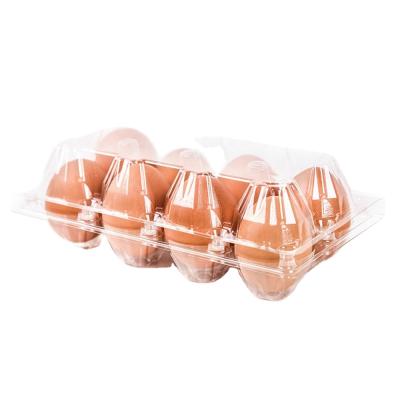 China Suppliers Disposable Clear PET Plastic Tray Egg Packaging Food Blister Trays Plastic Trays For Egg Blister Packing for sale