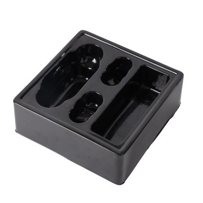 China Electronic Food Products Insert Custom Black PET PS Blister Plastic Tray Packaging for sale