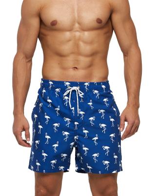 China Mesh Lined Surf Beach Shorts Quick-Drying Men's Breathable Swimming Trunks Board Swim Shorts Custom Made for sale