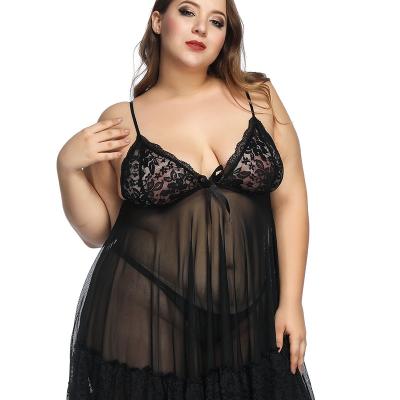 China 2021 new fashion QUICK DRY hot sexy plus size lingerie for fat women for sale