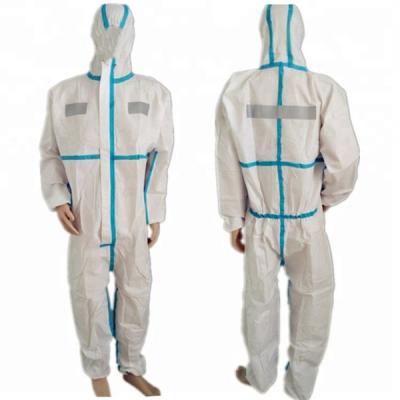 Chine Polypropylene Coverall hood and boot coverall disposable overall coverall à vendre