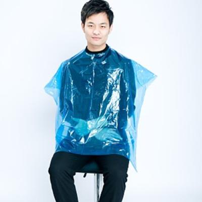 China disposable hair cutting cape with great price disposable hair coloring plastic cape à venda