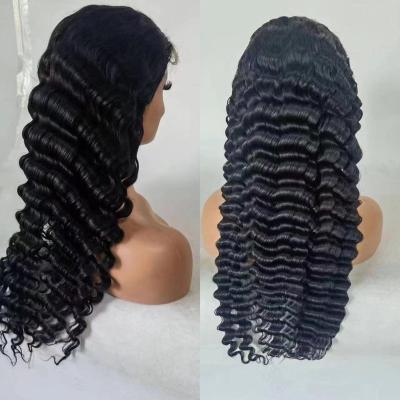 China Body Wave 360 ​​Full Lace Frontal Wigs For Color Women Raw Cuticle Aligned Deep Curly Curly Hair Wigs 100% Lace Front Wig Hair Vendors for sale