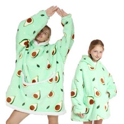 China Long Sleeve Cover Hoodie Eco-Friendly Anti-Static Kids Wearable Covering Hoodie Oversized for sale