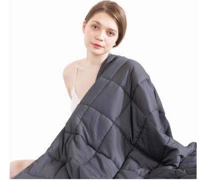 China Anti-pilling 100% Cotton Factory Weighted Blanket Sensory Weighted Blanket for sale