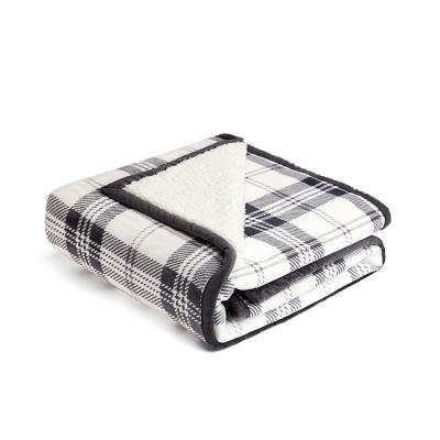 China PORTABLE Blanket Christmas Wool Plaid Cotton Plaid Christmas Plaid Office Blanket Blanket for sale