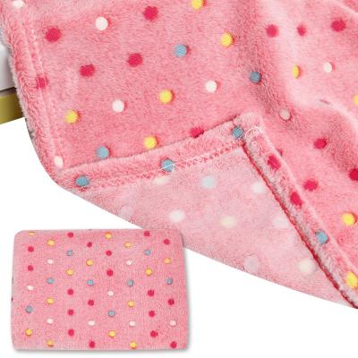 China PORTABLE Custom Made 100% Polyester Minky Color 75*100cm Minky Pink Glow Cover in Dark Cover for sale