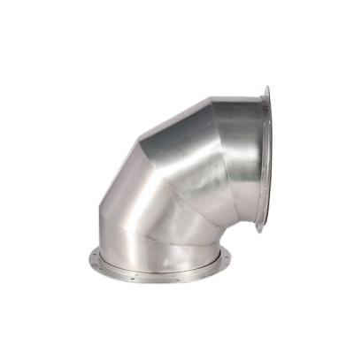 China Contemporary Hot Selling 304 Stainless Steel Material Silver Welding 90 Degree Elbow Pipe for sale