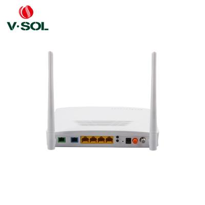 China 4GE+WiFi+CATV GPON ONU with 1RF Output Support TR069 and Web Management V2804REWT for sale