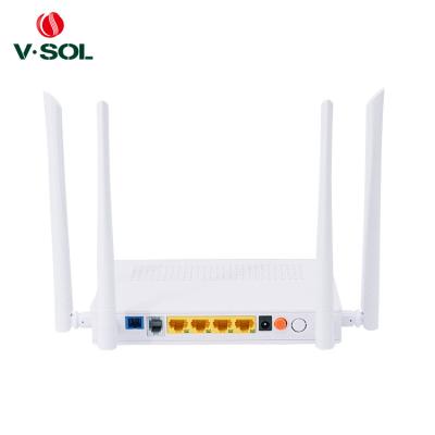 China Fiber Optic Equipment 4GE+WiFi CATV GPON or EPON XPON ONU Ports with SC/APC Connector HG325DAC for sale